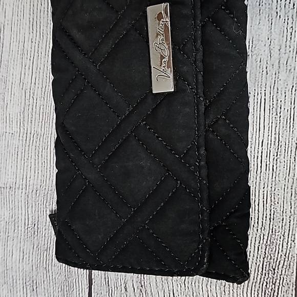 Vera Bradley wallet. Black/pink/cream/green/gray - Picture 2 of 9